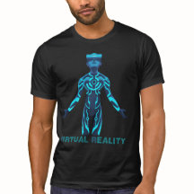 RÉALITÉ VIRTUELLE - T-shirt d'encolure ras du cou