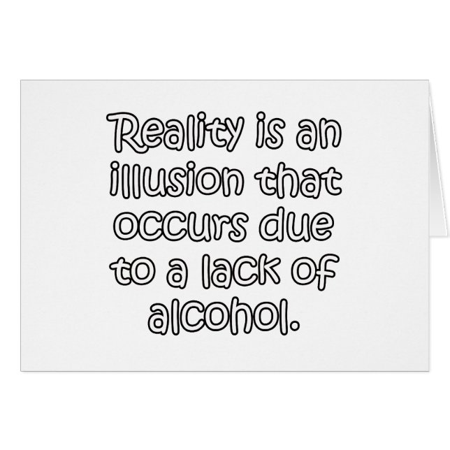 Realiteit is een illusie (Voorkant Horizontaal)