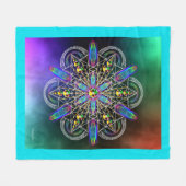 Realiteit is frequentie fleece deken (Voorkant (Horizontaal))