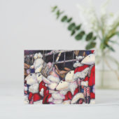 Realiteit op vakantie aankondigingskaart (Staand voorkant)