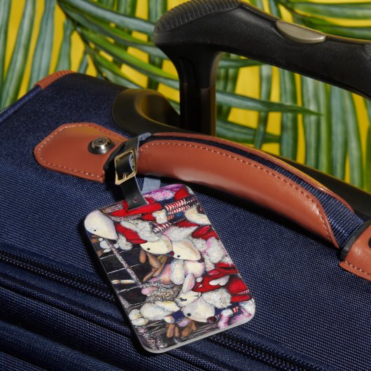 Realiteit op vakantie bagagelabel (Voorkant Insitu 1)