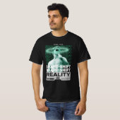 Realiteit van vormverschuiving t-shirt (Voorkant volledig)