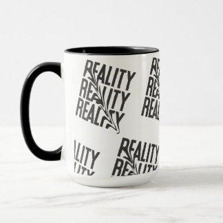 Reality Distortion Typografie| Moderne Abstract Mok