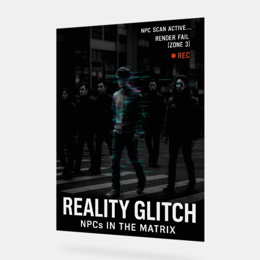 Reality Glitch - Simulation de surveillance NPC (Angle)