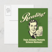 Reality: Moments Between Blackouts Briefkaart (Voorkant / Achterkant)