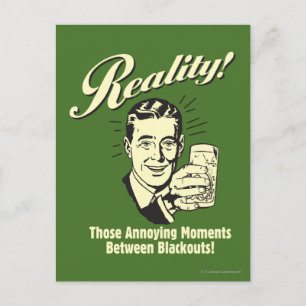Reality: Moments Between Blackouts Briefkaart