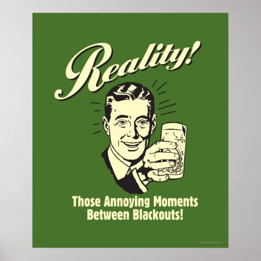 Reality: Moments Between Blackouts Poster (Voorkant)