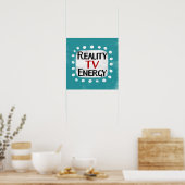 Reality TV Energy Poster Wall Art (Cuisine)