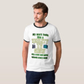 reality-tv-show Mannen T-shirt (Voorkant volledig)