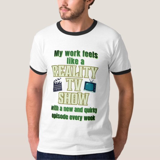 reality-tv-show Mannen T-shirt (Voorkant)