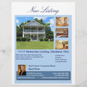 Realle nieuwe aanbiedingsbrochure flyer
