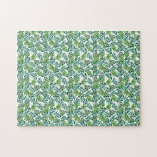Really Green palm leaves jigsaw puzzle