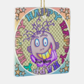 Really Happy Face Keramisch Ornament (Rechts)