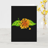 Really Like Osmanthus Flower Tea Eastern Asia  Kaart (Gele Bloem)