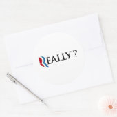 REALLY ROMNEY -.png Ronde Sticker (Envelop)