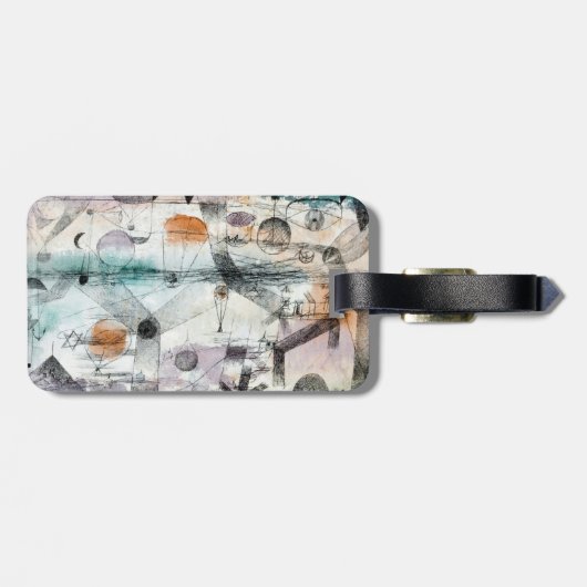 Realm of Air Paul Klee Abstract Expressionist Bagagelabel (Achterkant horizontaal)