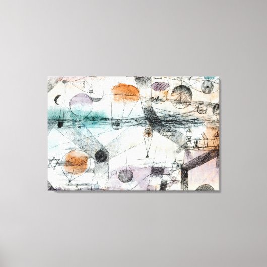 Realm of Air Paul Klee Abstract Expressionist Canvas Afdruk (Voorkant)