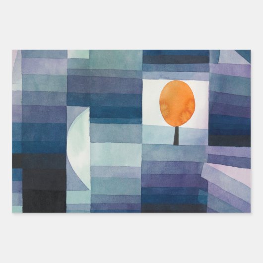 Realm of Air Paul Klee Abstract Expressionist Inpakpapier Vel (Voorkant 2)