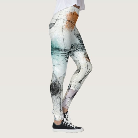 Realm of Air Paul Klee Abstract Expressionist Leggings (Rechts)