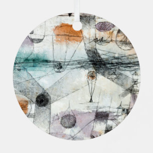 Realm of Air Paul Klee Abstract Expressionist Metalen Ornament