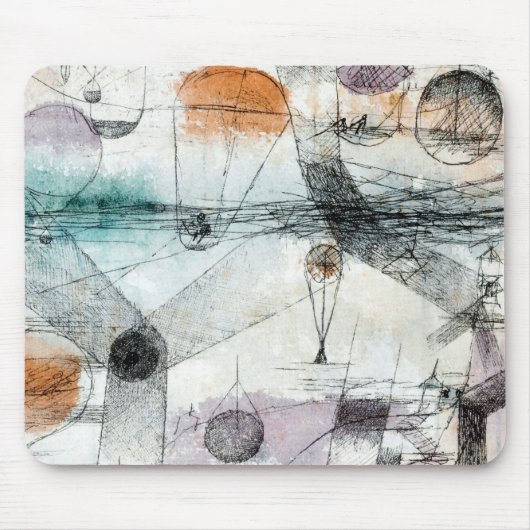 Realm of Air Paul Klee Abstract Expressionist Muismat (Voorkant)