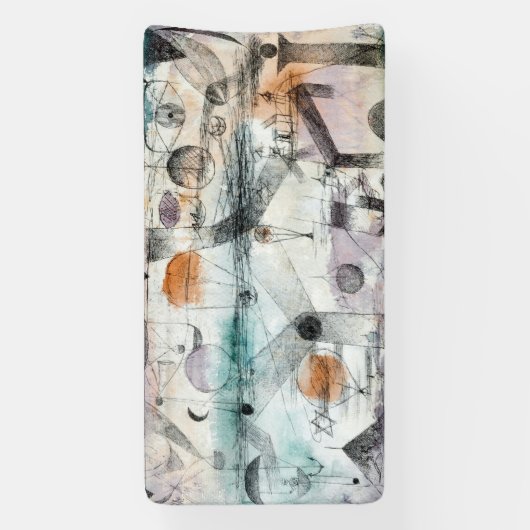 Realm of Air Paul Klee Abstract Expressionist Spandoek (Verticaal)