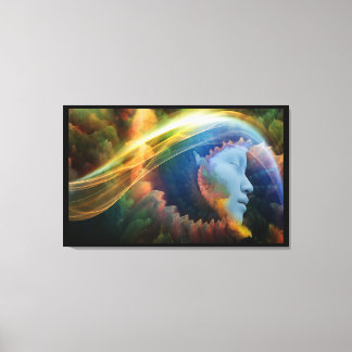 Realms of Dreams Codes van Kleur Canvas Muur Kunst