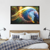 Realms of Dreams Codes van Kleur Canvas Muur Kunst Afdruk (Insitu (Slaapkamer))
