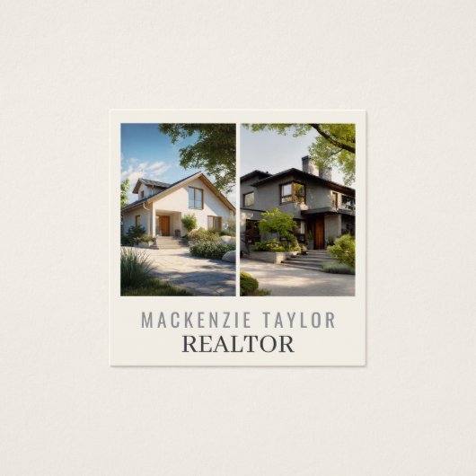 Realtor 2 Photo Professional Personalized QR Code (Devant)