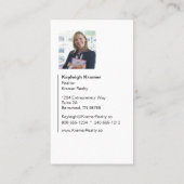 Realtor Brick Townhouse Carte de visite photo (Dos)