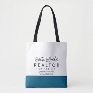 Realtor Canvas tas Gepersonaliseerde Zakelijke Can