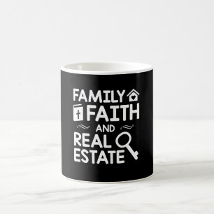Realtor Christelijke familie Faith Real Estate Koffiemok