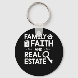 Realtor Christelijke familie Faith Real Estate Sleutelhanger