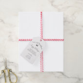 Realtor Christmas Gift Label voor klanten Cadeaulabel (Met Touw)