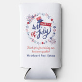 Realtor dank u | 4 juli Zomer Patriottisch (Voorkant)