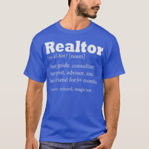 Realtor Definition Career T-shirt