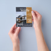 Realtor Flyer voor onroerend goed (Hand)
