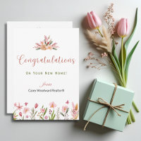 Realtor Gefeliciteerd Gepersonaliseerde Bloemen