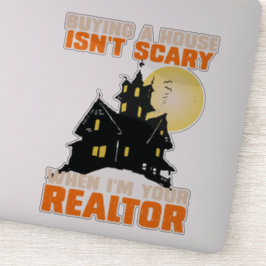 Realtor Halloween Real Estate Agent & Broker Funny Sticker