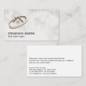 Realtor Home Logo Visitekaartje (Voorkant / Achterkant)