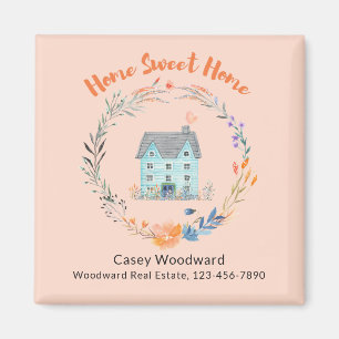 Realtor Home Sweet Home Dank u nieuwe huiseigenaar Magneet