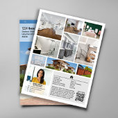 Realtor House Listing Foto QR Code Sjabloon