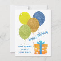 Realtor Hypotheek Budget Happy Birthday Custom Kaa