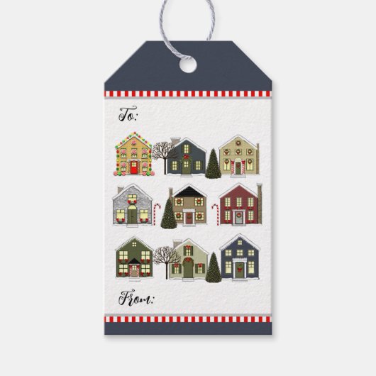 Realtor-kerstcadeautags Cadeaulabel (Voorkant)