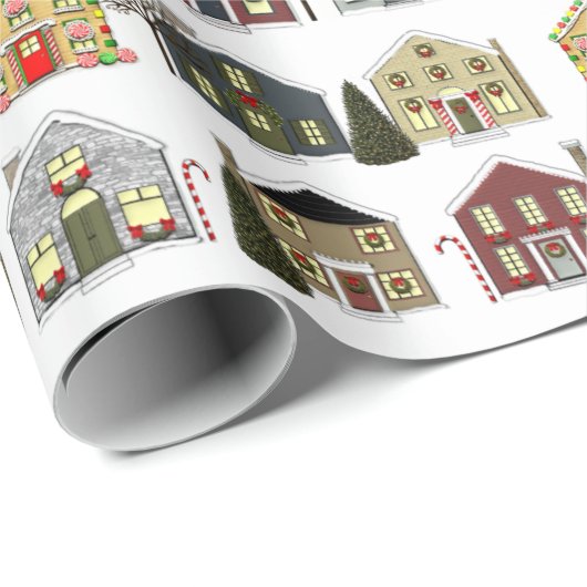 Realtor kerstfeestdag cadeau cadeaupapier (Rol Hoek)