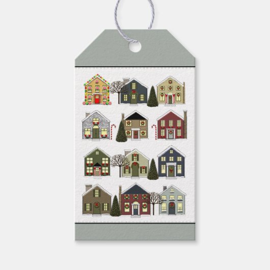 Realtor Kerstmis Cadeaulabel (Voorkant)
