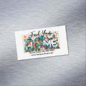 Realtor Magnet Carte de visite "Trouvez votre mais (In Situ)