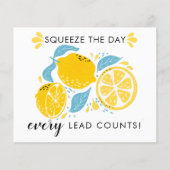 Realtor Marketing Postcard – Squeeze the Day,  Flyer (Voorkant)