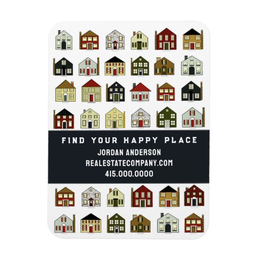 Realtor Marketing Promotion Magnet Magneet (Verticaal)
