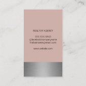Realtor Metallic Trim | Thuisreparaties Visitekaartje (Achterkant)